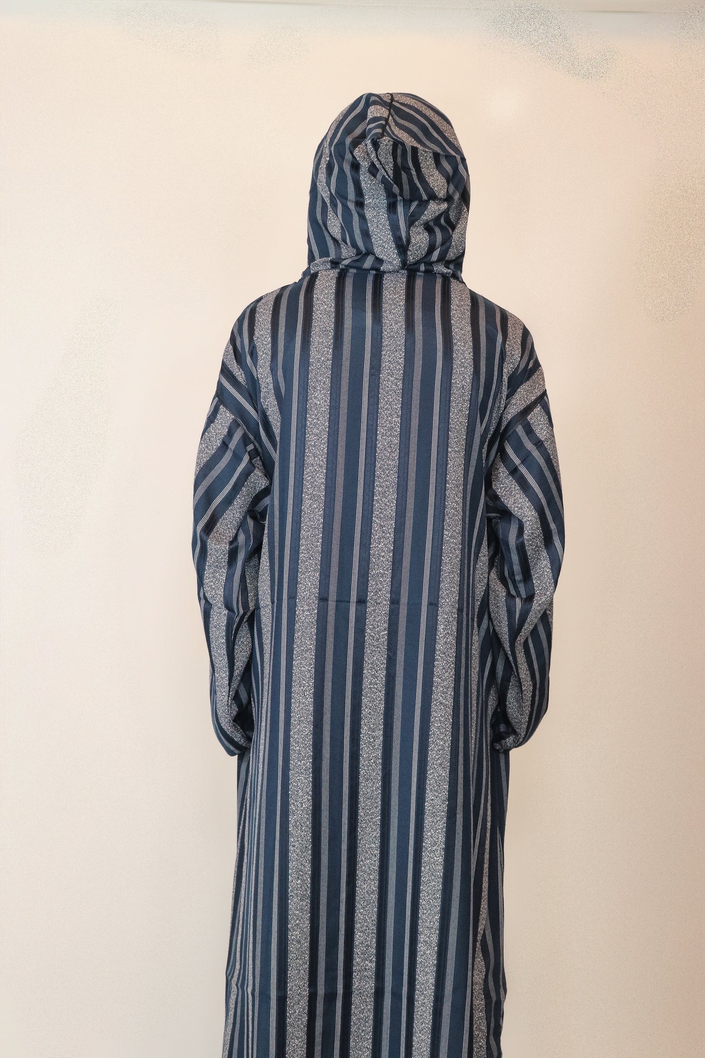 Moroccan Hooded Djellaba - Navy Blue