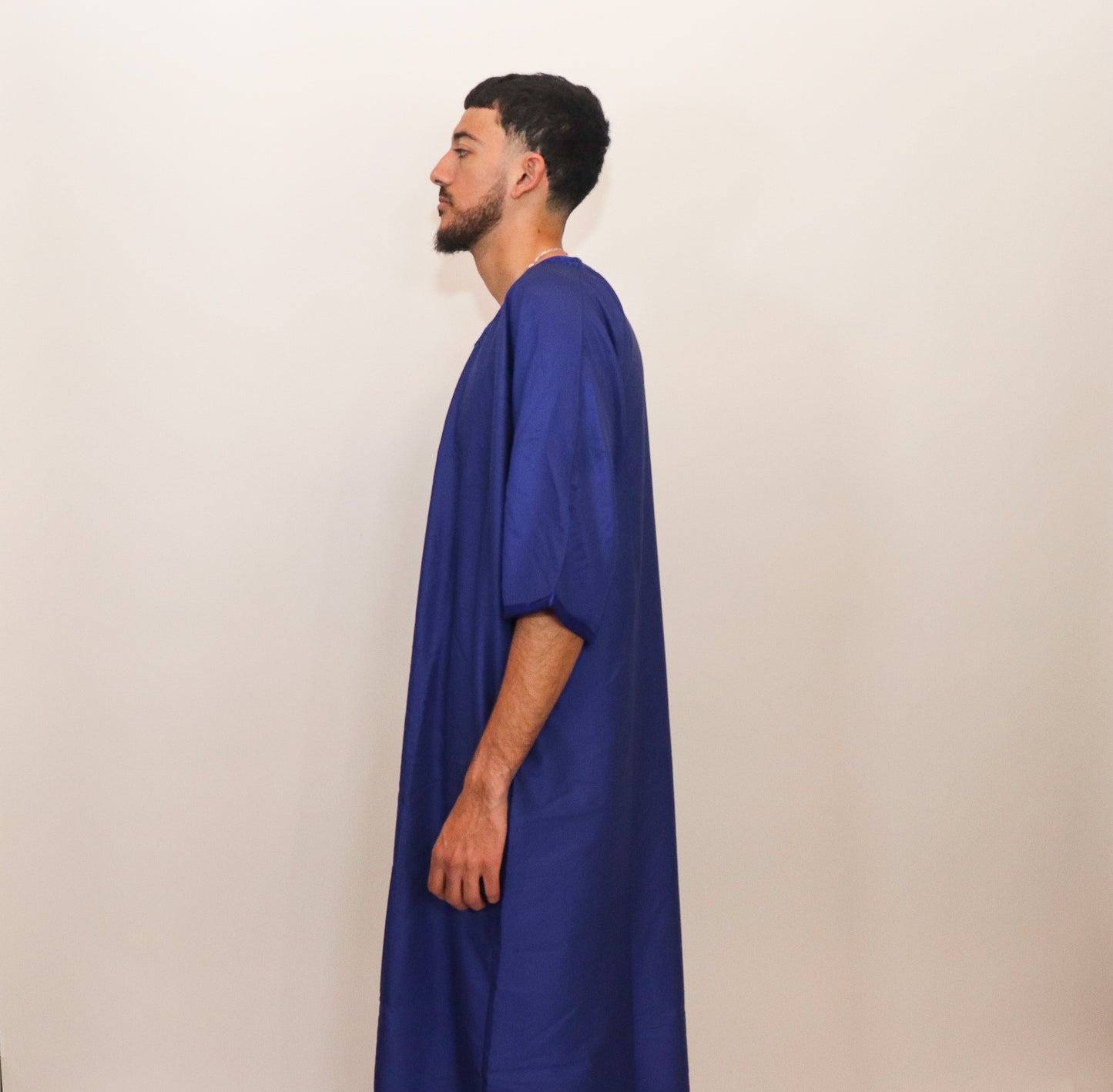 Essential Moroccan Thobe - Royal BLue