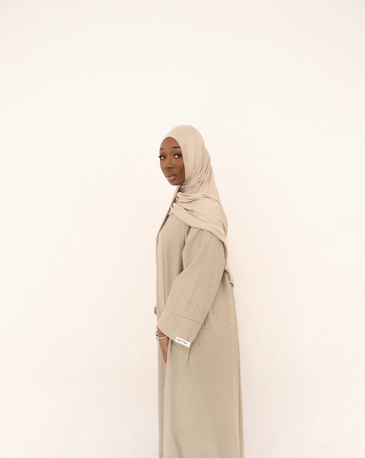 Linen Abaya Mocha