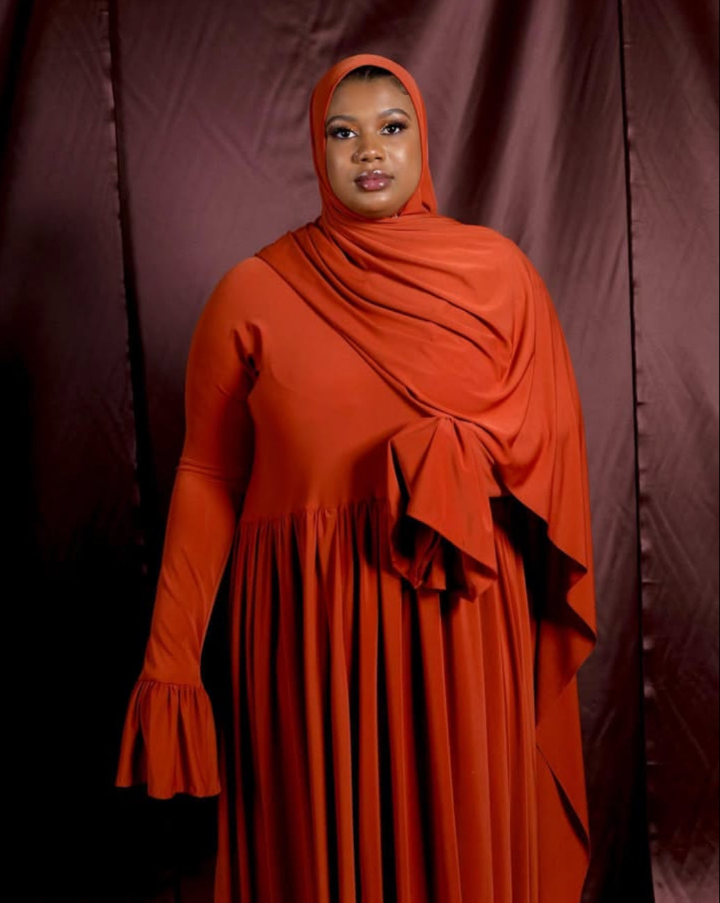 Pleated Waist Dress