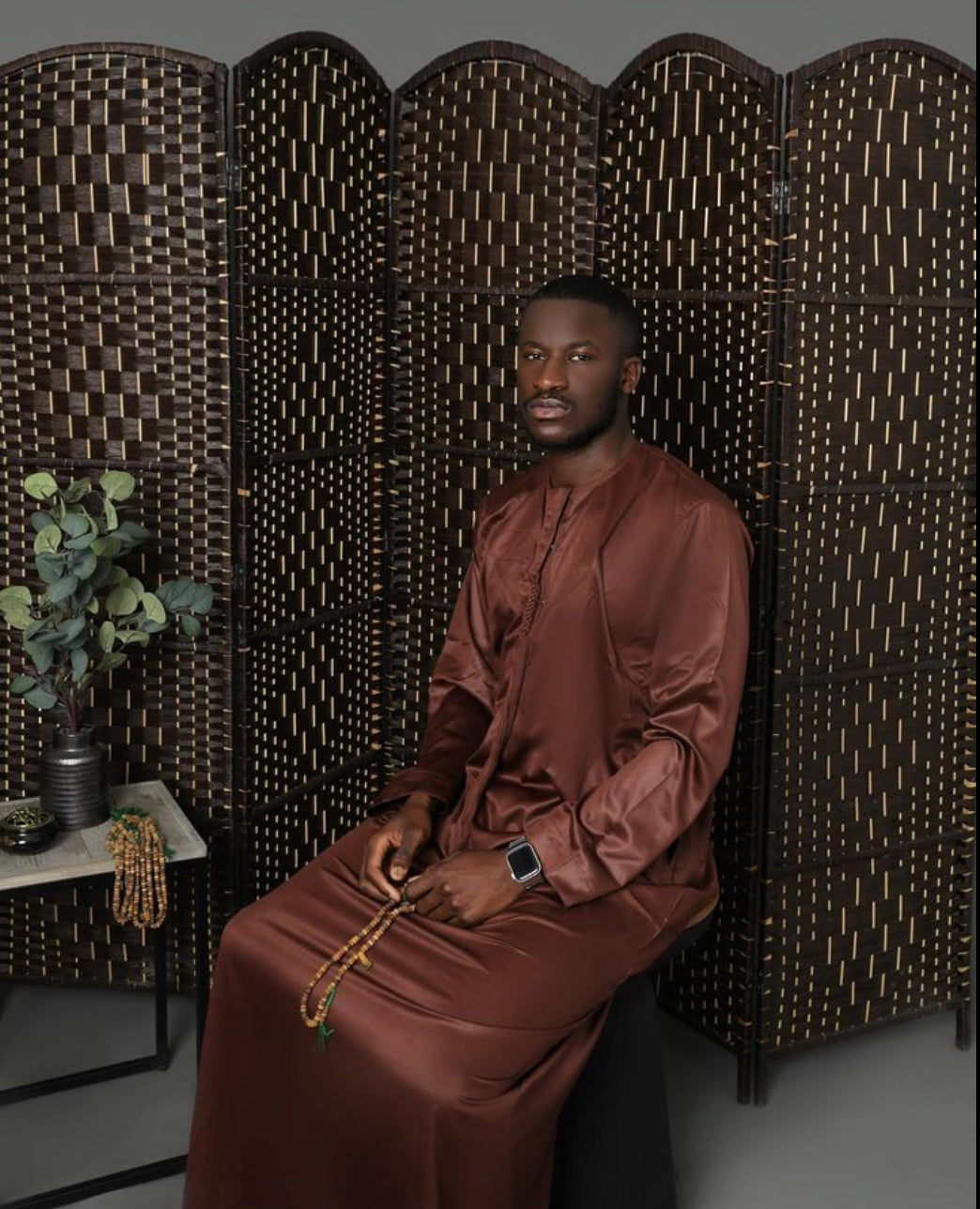 Emirati Thobe - Dark Brown