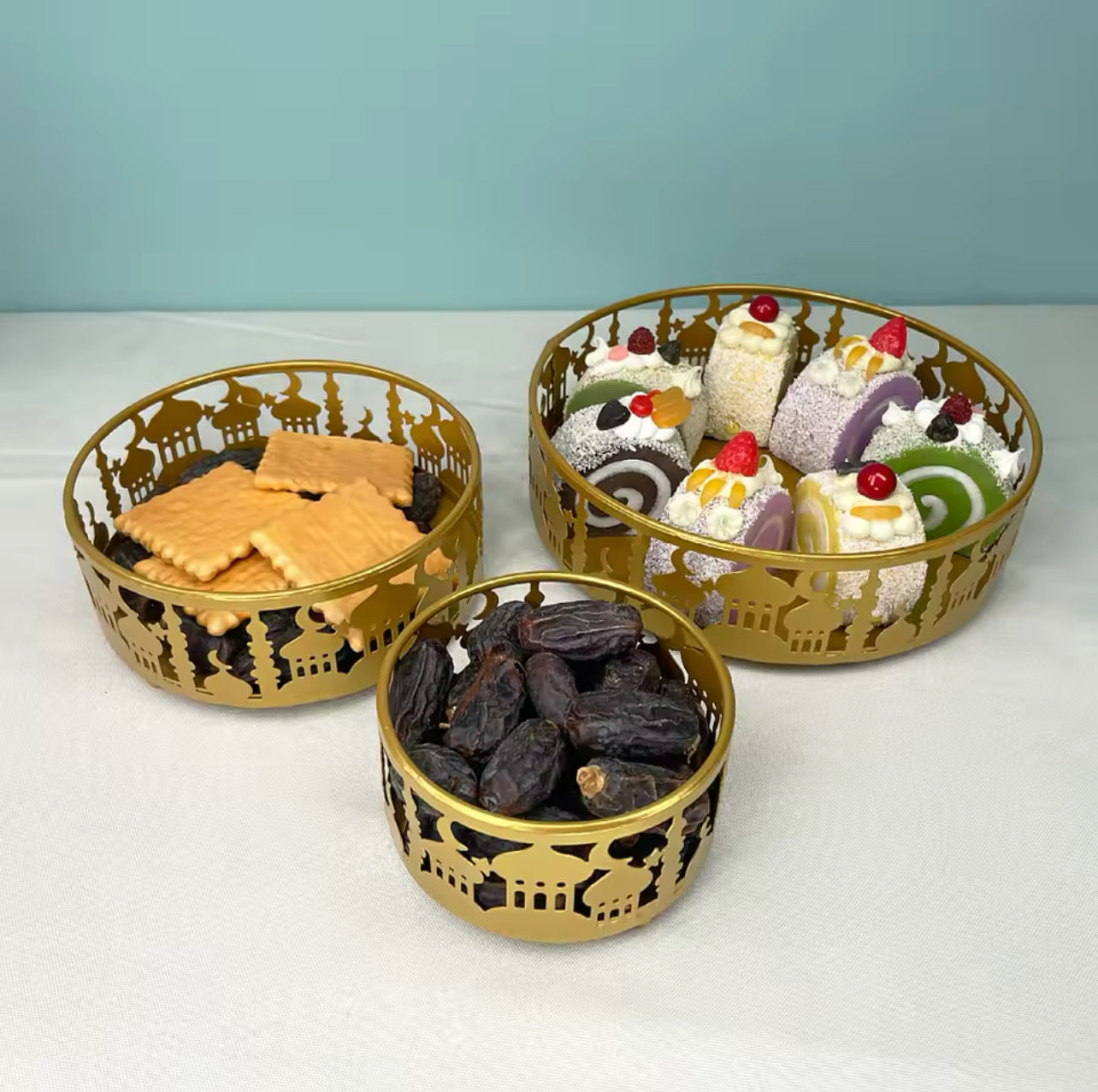 Three (3) pcs Muslim Cookie Tray