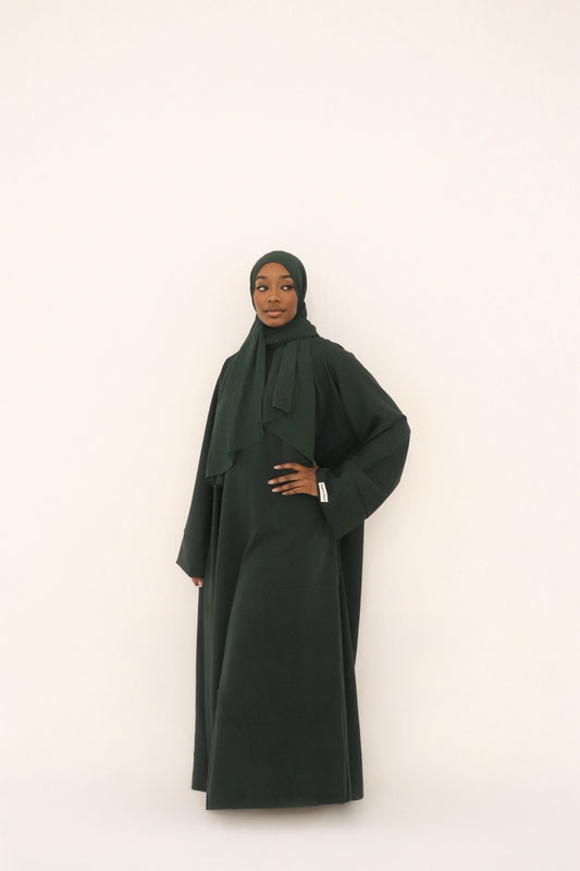 Linen Abaya Green