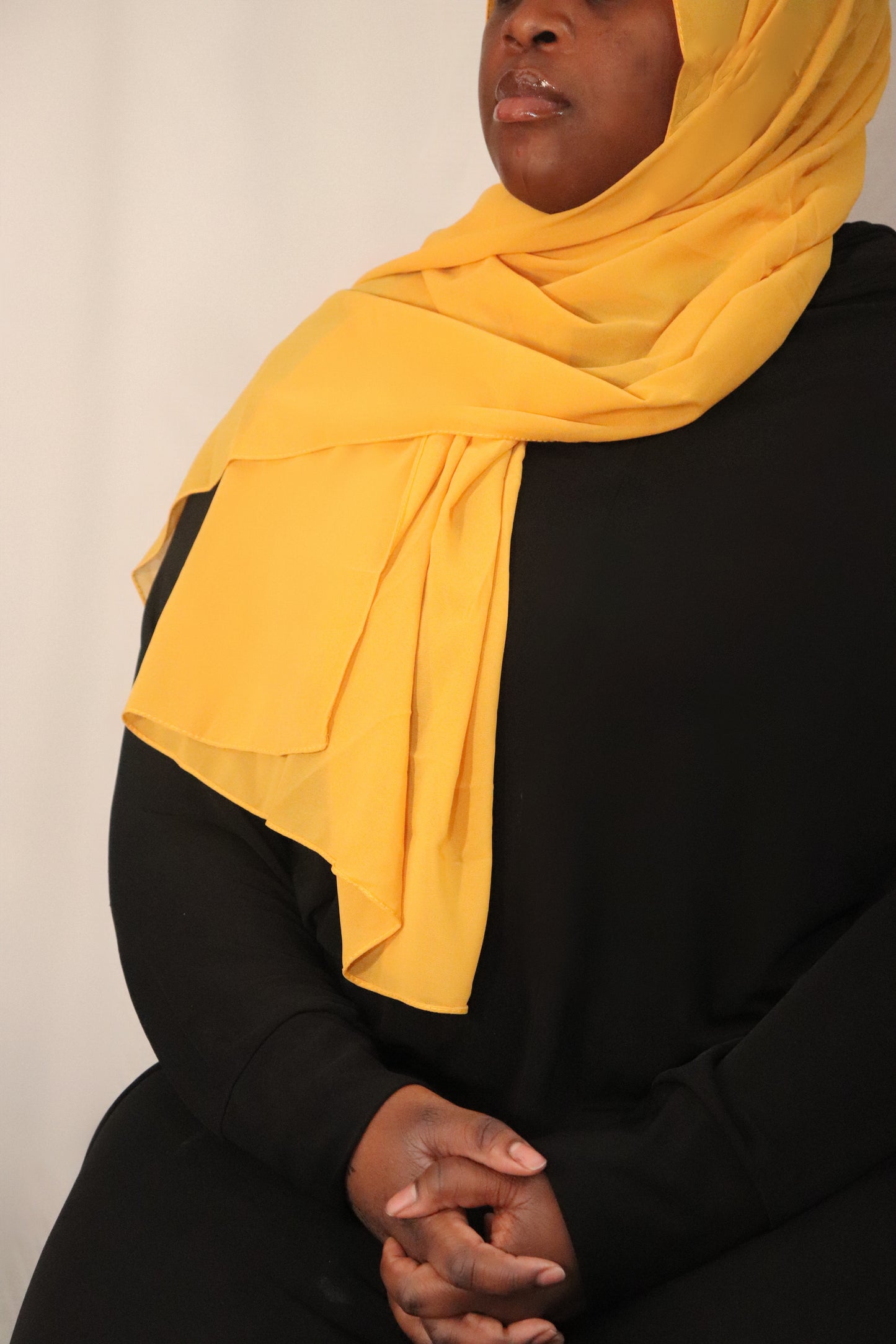 Elegancy Chiffon - Amber Yellow