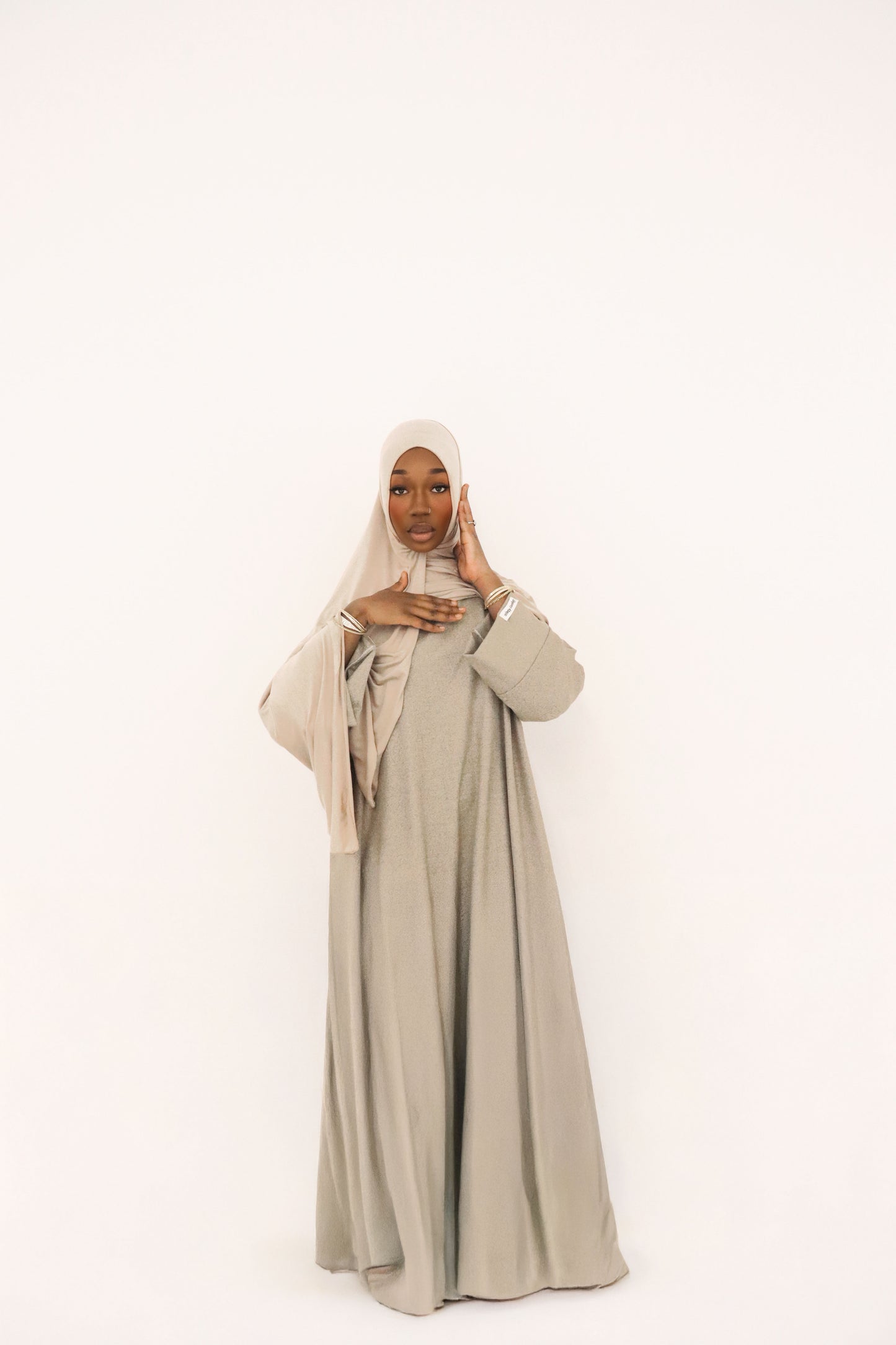 Linen Abaya Mocha