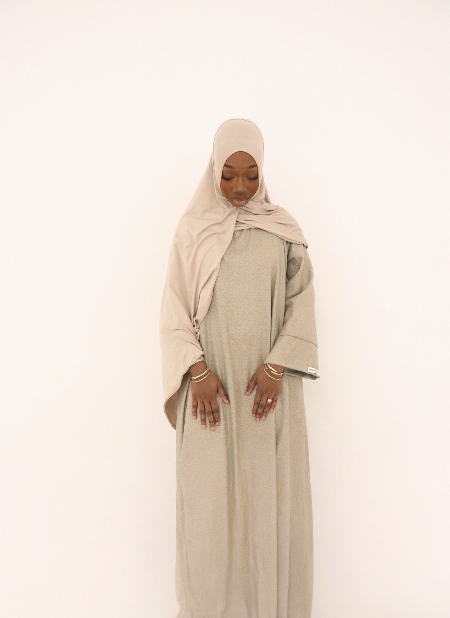 Linen Abaya Mocha