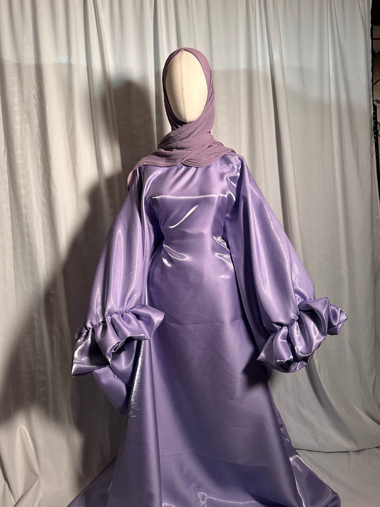 Noor Liquid/Bell Sleeves Abaya