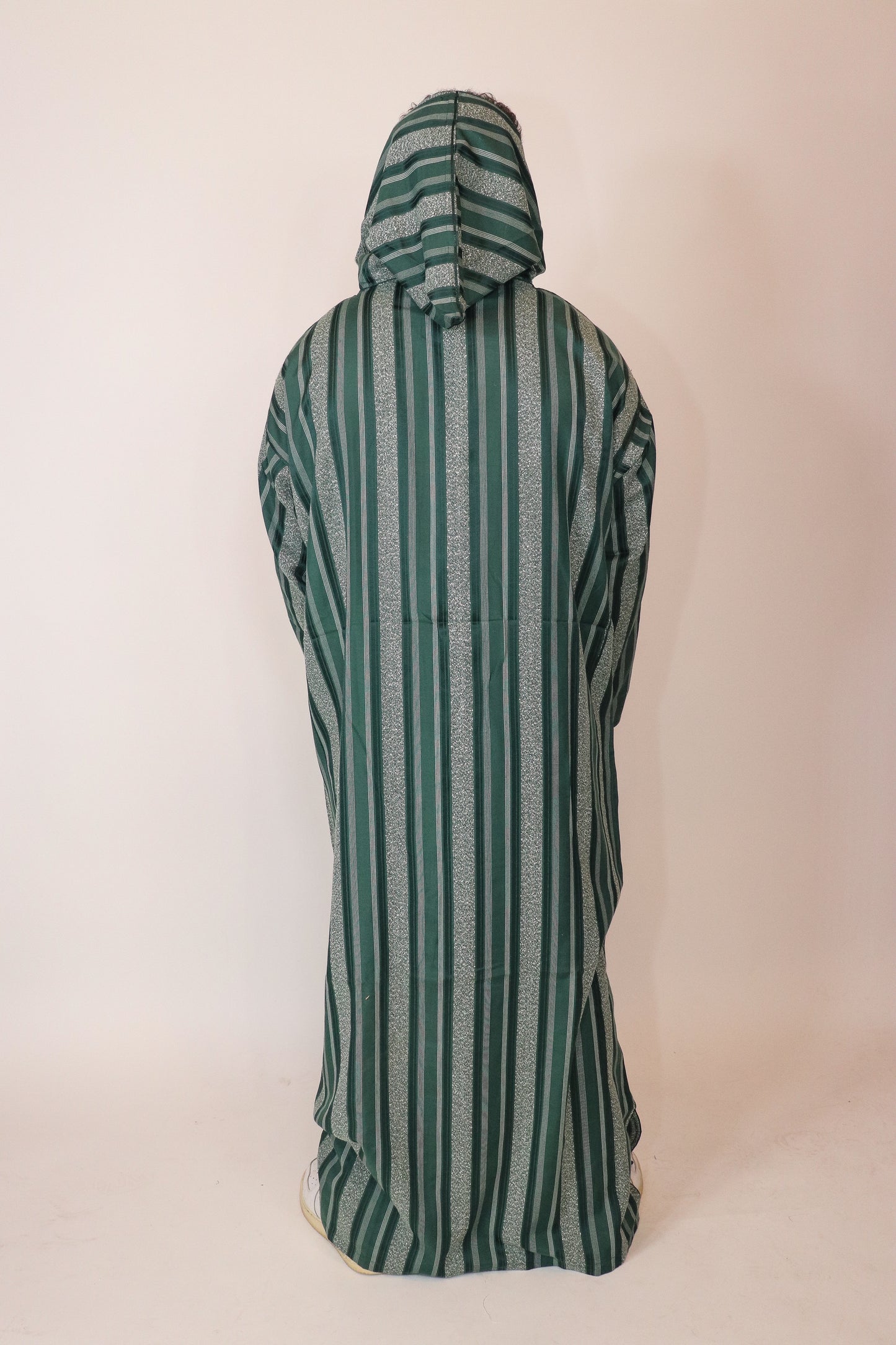 Moroccan Hooded Djellaba - Dark Green