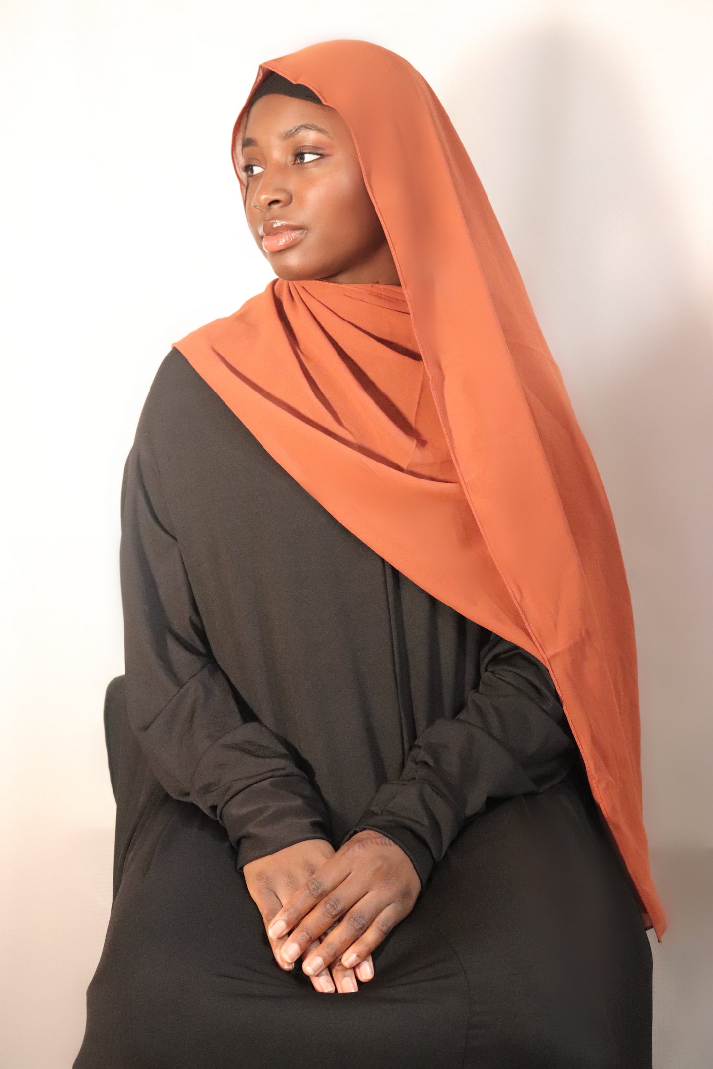 Elegancy Chiffon - Burnt Orange