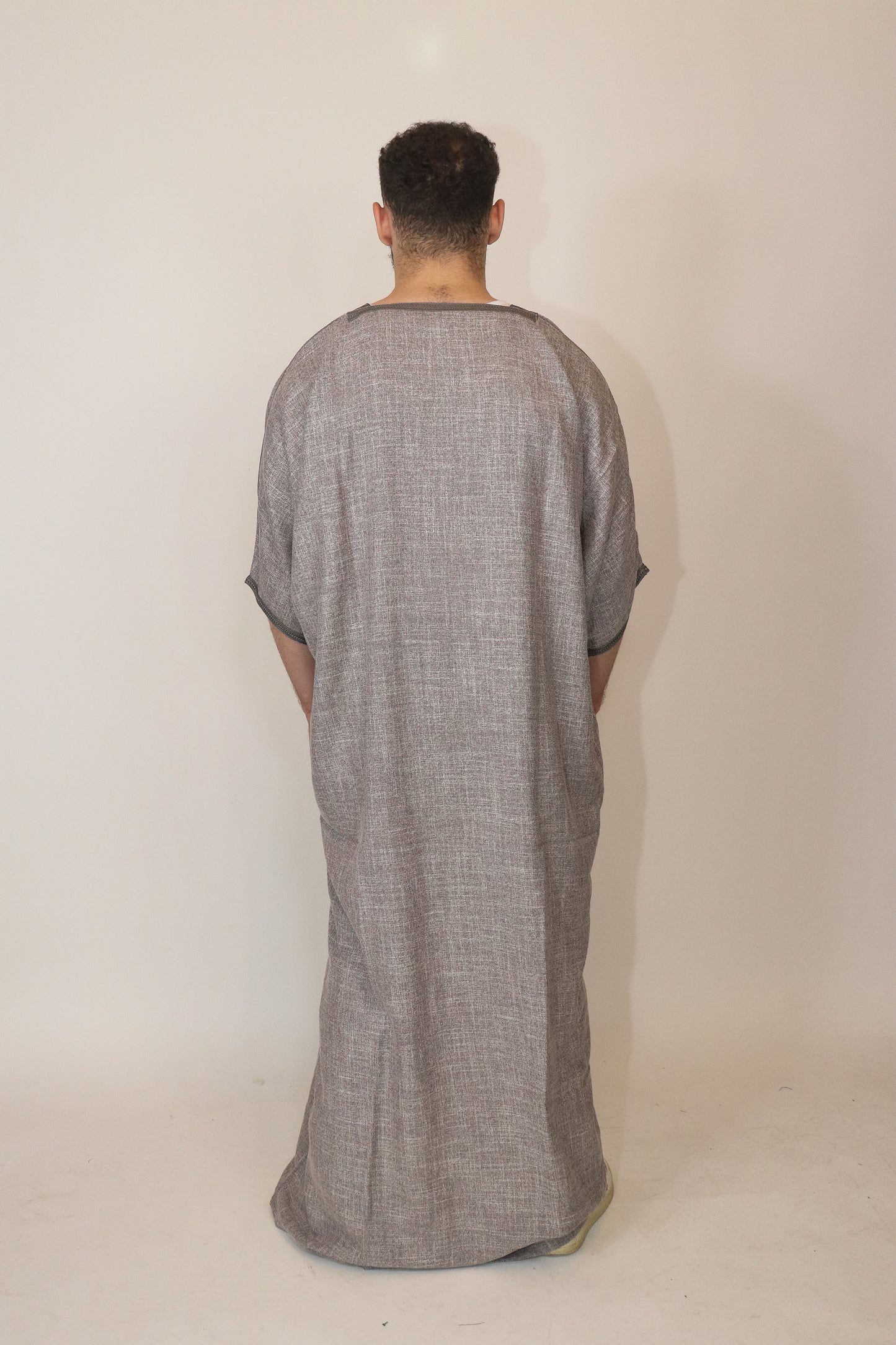 Essential Moroccan Thobe -  Gray