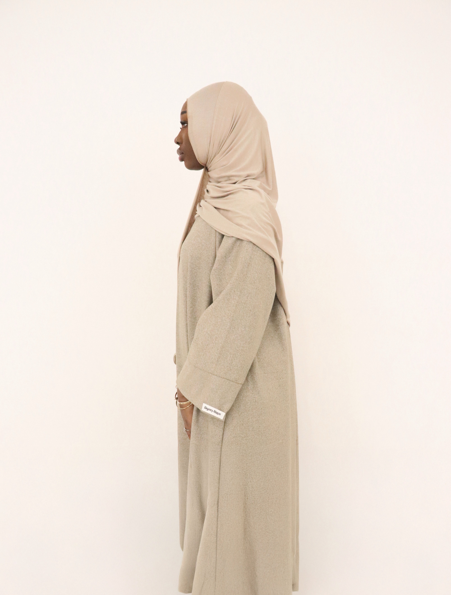 Linen Abaya Mocha