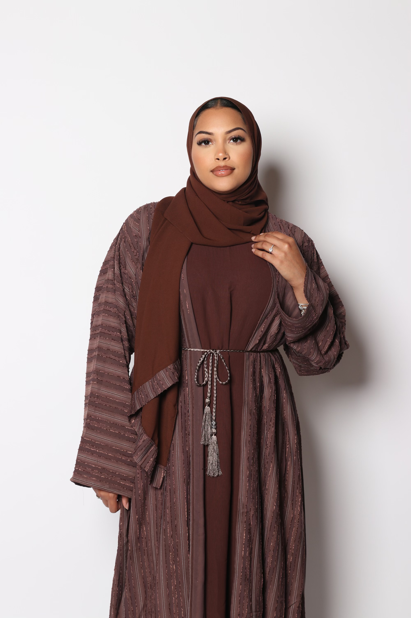 Mahreen Set (Dark Brown)