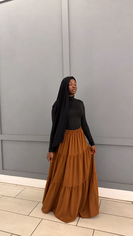 3-Tier Maxi Skirt